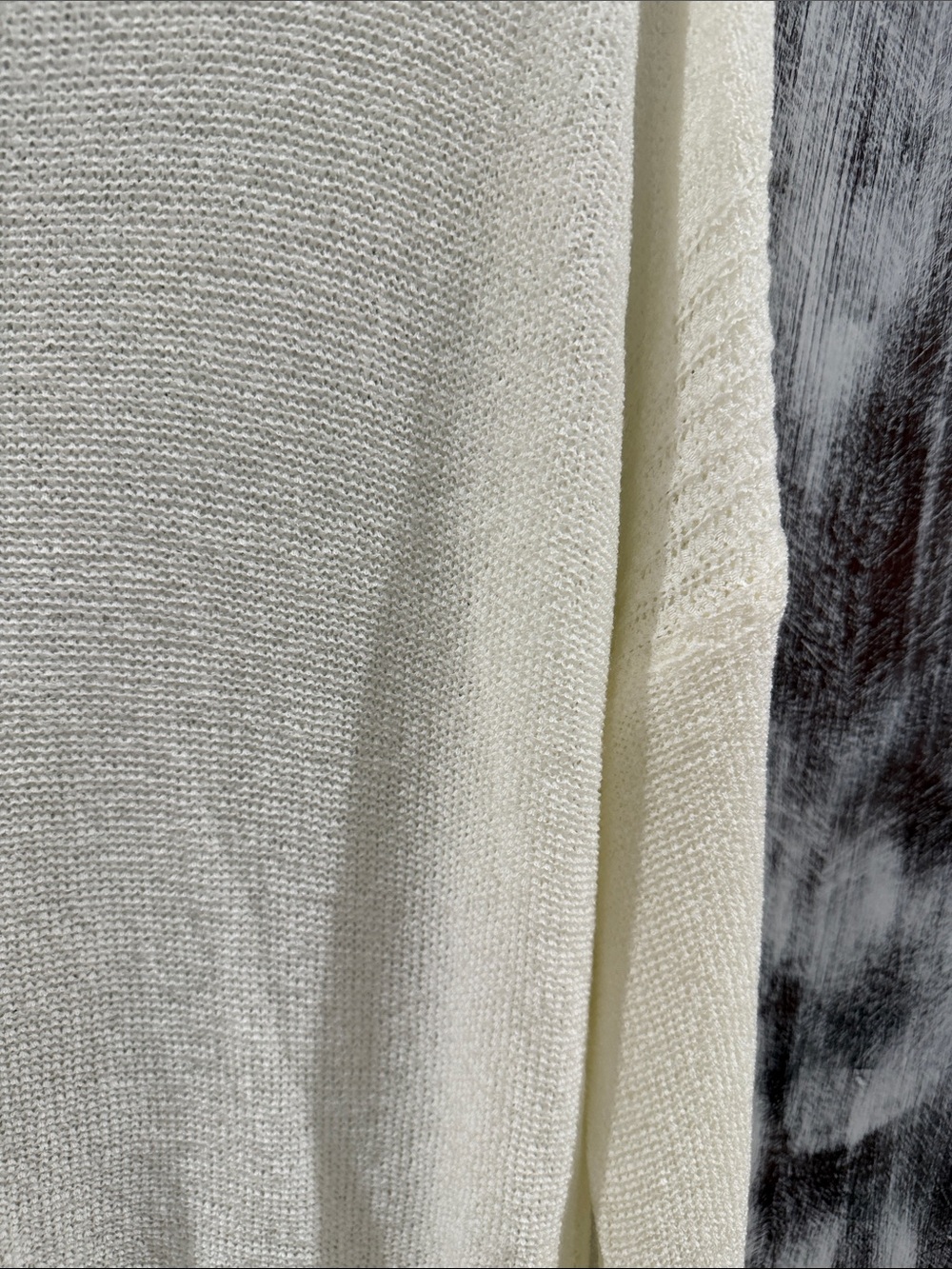 Lightweight Cream Women's Knit Sweater - Picture 7 of 8